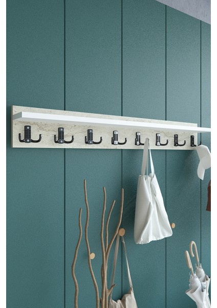 Portmanto Duvar Askılığı Elbise Askılığı ASKI-008-8-1 - 90 cm