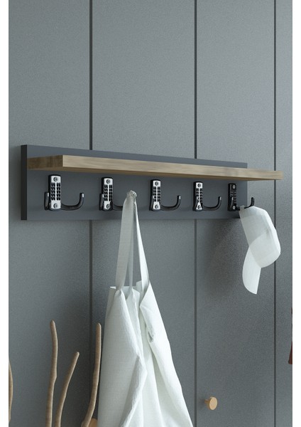 Portmanto Duvar Askılığı Elbise Askılığı ASKI-005-4-2 - 60 cm