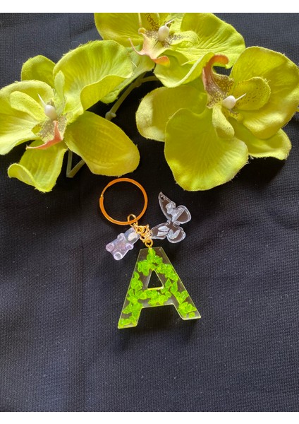 Taşlı A Harfi Anahtarlık [5 Renk Seçeneği] modelleri