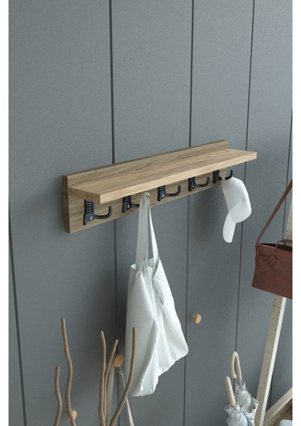 Portmanto Duvar Askılığı Elbise Askılığı ASKI-005-2-6 - 60 cm fırsatları