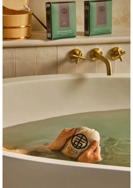 Kısou - Kişisel Spa - Love Bloom (Romantizm & Konfor) Doğal Bitkisel Banyo Karışım Seti