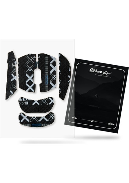 Steel Series Rival 3 ( Kablolu) ve Rival 3 Wireless Uyumlu - Grip Tape - Kaymaz Bant