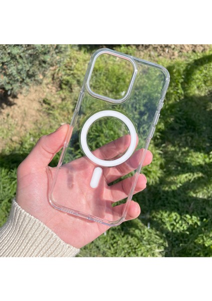 Apple iPhone 16 Pro Kılıf Şeffaf Sararmaz Magsafe Sert Pc Premium Kapak fırsatları