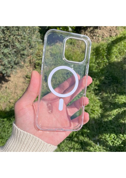 Apple iPhone 16 Pro Kılıf Şeffaf Sararmaz Magsafe Sert Pc Premium Kapak indirimleri