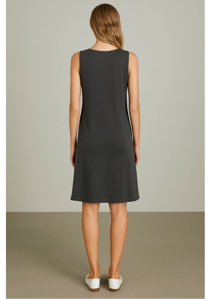 Modal Kumaş Rahat Kalıp Basic Günlük Elbise indirimleri