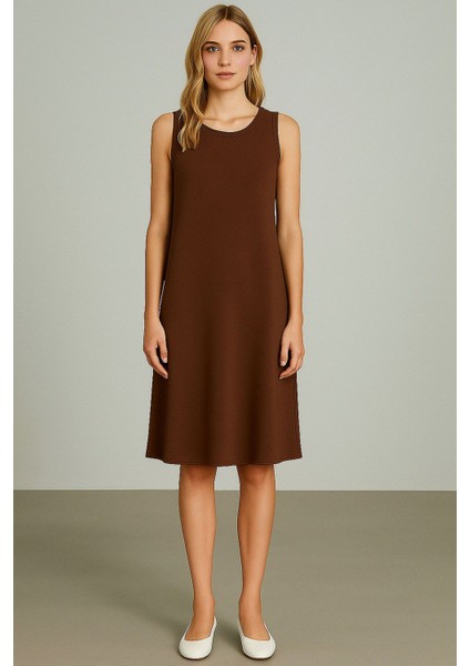 Modal Kumaş Rahat Kalıp Basic Günlük Elbise modelleri