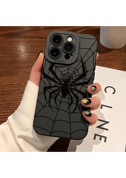Yürüyen Örümcek Web Siyah Telefon Kılıfı, Apple iPhone 15 14 13 12 11 Serisi Telefon Kılıfları Için Uygundur. Arkadaşınıza, Sevgilinize, Erkek Arkadaşınıza, Ailenize Veya Kendinize Edin