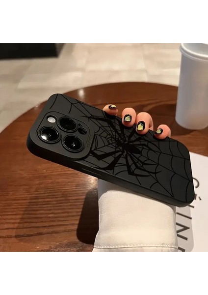 Yürüyen Örümcek Web Siyah Telefon Kılıfı, Apple iPhone 15 14 13 12 11 Serisi Telefon Kılıfları Için Uygundur. Arkadaşınıza, Sevgilinize, Erkek Arkadaşınıza, Ailenize Veya Kendinize Edin modelleri