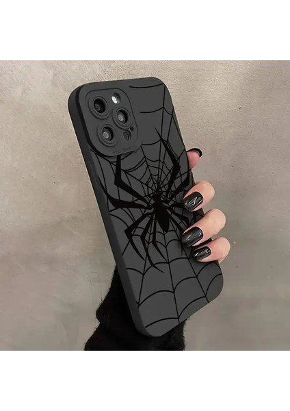 Yürüyen Örümcek Web Siyah Telefon Kılıfı, Apple iPhone 15 14 13 12 11 Serisi Telefon Kılıfları Için Uygundur. Arkadaşınıza, Sevgilinize, Erkek Arkadaşınıza, Ailenize Veya Kendinize Edin