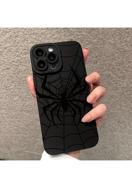 Yürüyen Örümcek Web Siyah Telefon Kılıfı, Apple iPhone 15 14 13 12 11 Serisi Telefon Kılıfları Için Uygundur. Arkadaşınıza, Sevgilinize, Erkek Arkadaşınıza, Ailenize Veya Kendinize Edin