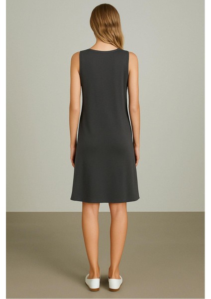 Modal Kumaş Rahat Kalıp Basic Günlük Elbise fiyatları