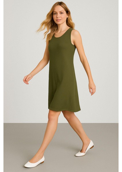 Modal Kumaş Rahat Kalıp Basic Günlük Elbise fırsatları