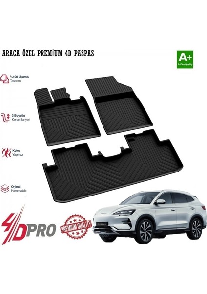 Byd Seal Araca Özel 4d Paspas 2024 2025 2026 2027 fiyatları