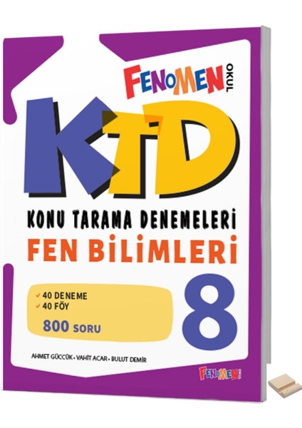 Fenomen Yayıncılık Lgs 8. Sınıf Fen Bilimleri Konu Tarama Denemeleri + Telefon Tutucu
