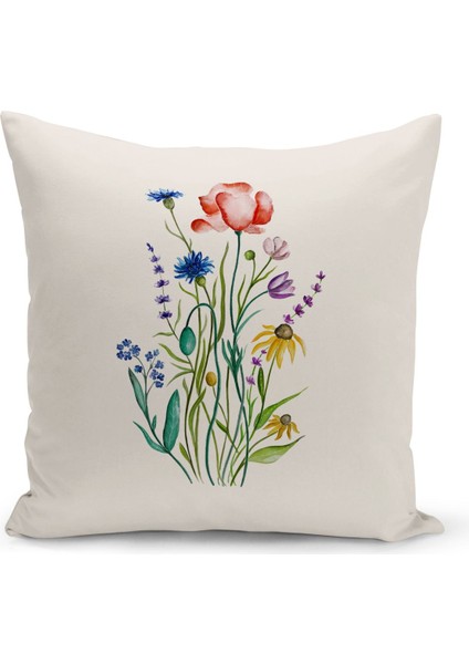 Flower Bahar Serisi Çift Tarafı Dijital Baskılı 8'li Kırlent Kılıfı Seti (Spring) fiyatları
