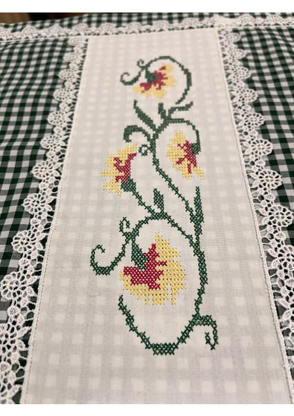 Pötikare, Kanaviçe Işleme, Güpürlü, Otantik,runner, Masaörtüsü fırsatları