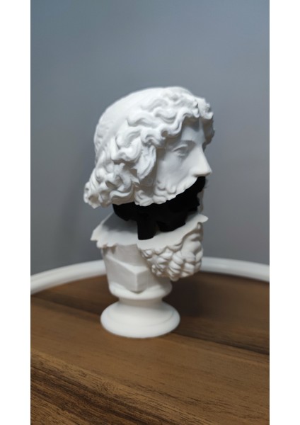 The Divine And The Mortal-Ilahi ve Ölümlü Dekoratif Biblo Hediyelik Siyah Beyaz Plastik 19 cm modelleri