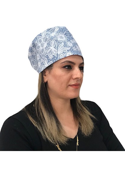 Cerrahi Bone Lastikli ve Bağcıklıdır Doktor Hemşire Bonesi