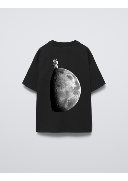 Astronot Baskılı Siyah Çocuk T-Shirt fiyatları