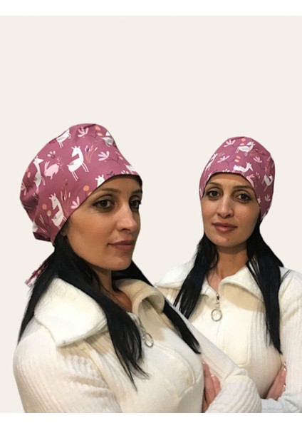 Cerrahi Bone Lastikli ve Bağcıklıdır Doktor Hemşire Bonesi