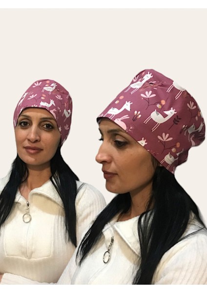 Cerrahi Bone Lastikli ve Bağcıklıdır Doktor Hemşire Bonesi
