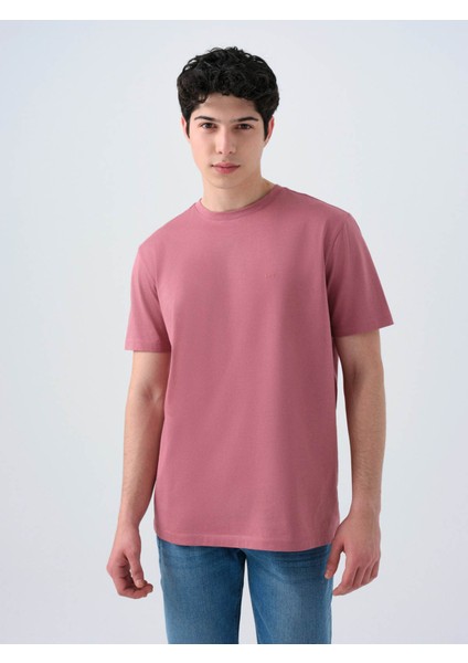 Regular Fit Pembe Erkek T-Shirt LF2034994 fiyatları