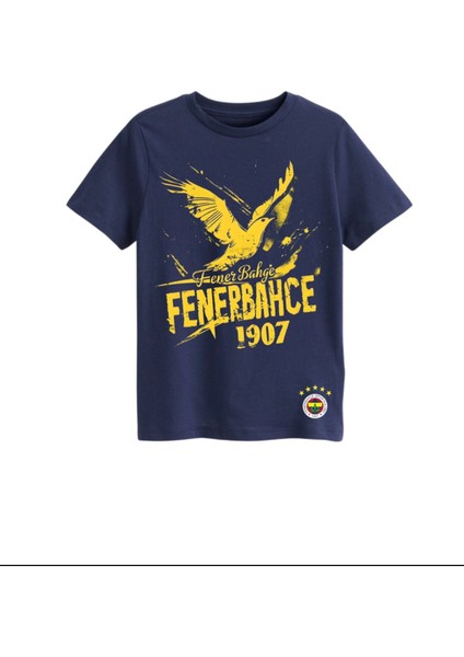 Erkek Çocuk Kanarya Baskılı Kısa Kollu T-Shirt