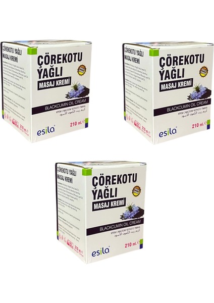 Çörekotu Yağı Masaj Kremi 210 ml