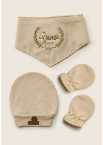 8'li Organik Yenidoğan Hastane Çıkışı, Prens Nakışlı Lüks Set fiyatları