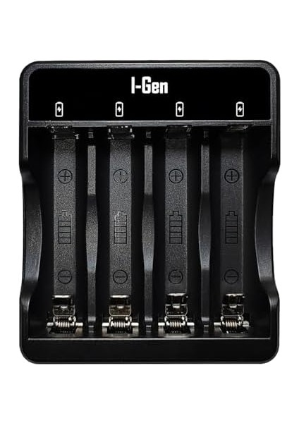 G479 4'lü Pil Şarj Aleti + 2 Adet Aa 2700 Mah + 2 Adet Aaa 900 Mah Şarjlı Kalem Pilli Set 1.2V Ni-Mh