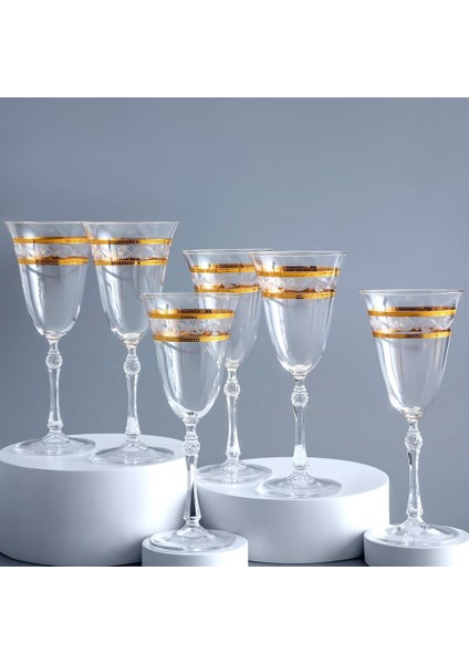 Metrashop Weimer Asio 6nanlı Kadeh Takımı 350 ml