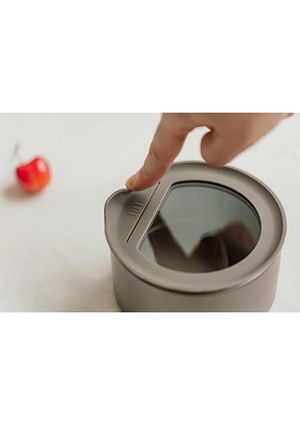 Fika One Seramik Saklama Kabı 700ML Gri