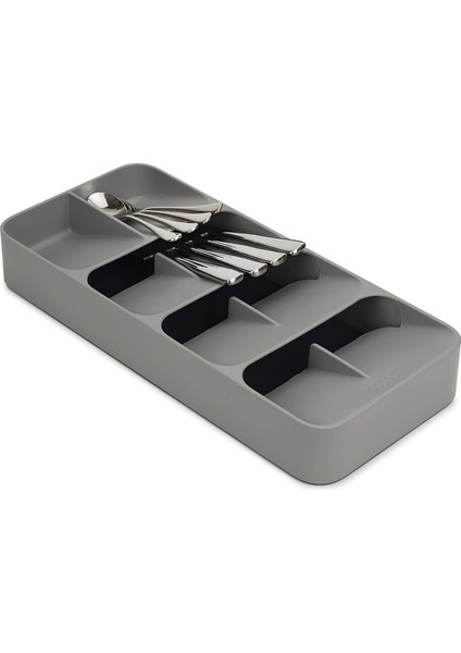 Joseph 85119 Drawerstore Kompakt Çatal Kaşık Düzenleyici, Gri