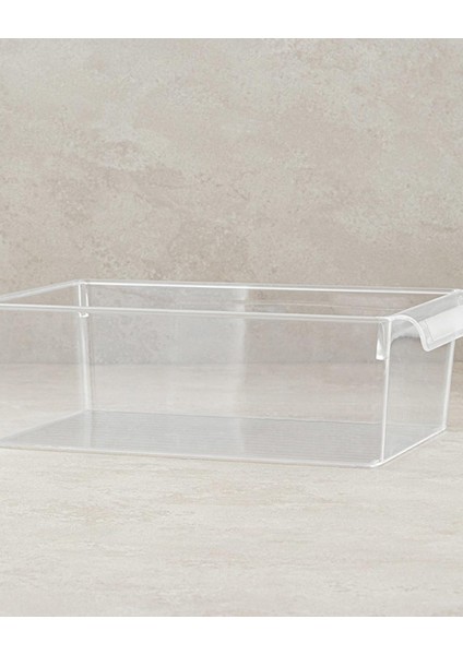Home Lyon Plastik Mutfak Düzenleyici 32,5X20X14 cm Şeffaf