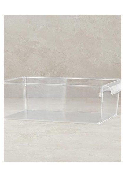 Home Lyon Plastik Mutfak Düzenleyici 32,5X20X14 cm Şeffaf