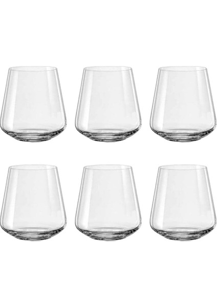 Metrashop Jumbo Lina 6'lı Meşrubat Bardağı 400 ml