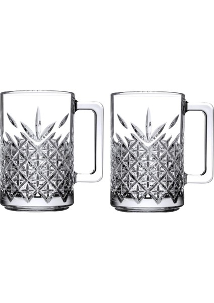 Metrashop Timeless Fincan/kupa 310 cc T Damla Logo (K) 2'li Kutudadır