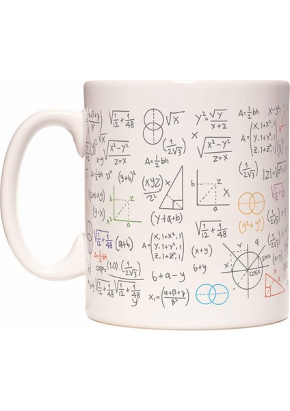 Metrashop Fox Store Matematik Işlem Formul Tasarım Kupa Bardak