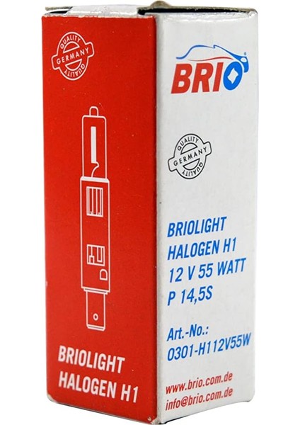 Ampul Halojen H1 12V 55W 64150 2 Li