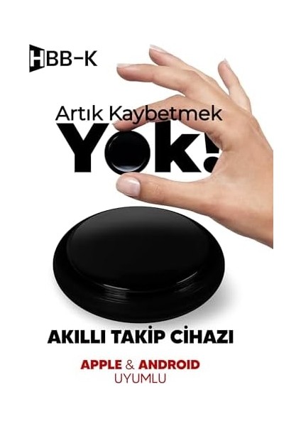 Plus Tag Ios & Android Uyumlu Airtag Akıllı S Takip Cihazı (Siyah)
