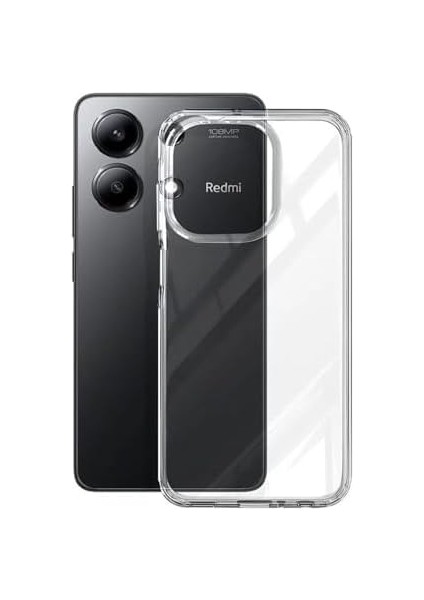 Iletişim Xiaomi Redmi Note 13 Kapak 1mm Süper Silikon Şeffaf Kılıf