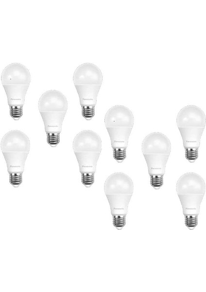 Panasonic LED 8.5W Beyaz E27 Duy Ampul 6500K - 10'lu Paket