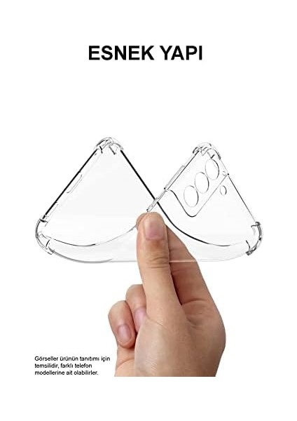 Iletişim Xiaomi Mi 11 Lite ile Uyumlu Kapak Köşe Korumalı Airbag Antishock Şeffaf Silikon Kılıf