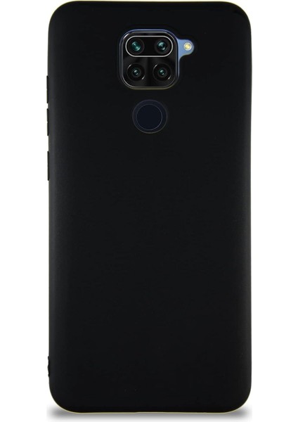 Iletişim Xiaomi Redmi Note 9 ile Uyumlu Kılıf Soft Premier Renkli Silikon Kapak - Siyah