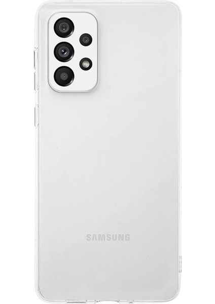 Iletişim Galaxy A73 ile Uyumlu Kapak 1mm Şeffaf Silikon Kılıf