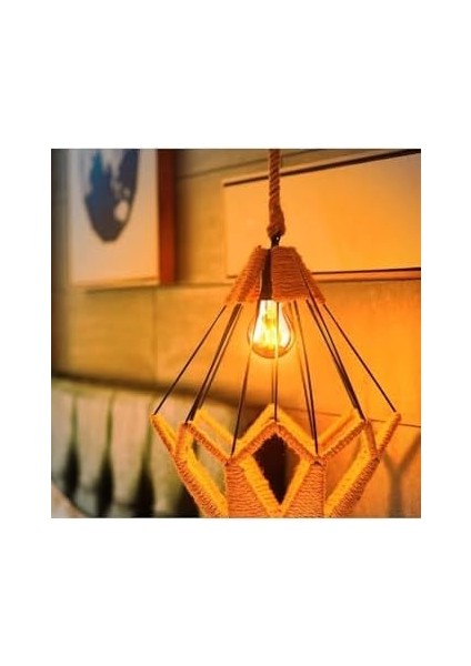 LED Filament Ampul 4 Watt E14 Duy Sarı Işık Dekoratif Vintage Aydınlatma (3, G45 Amber Cam)