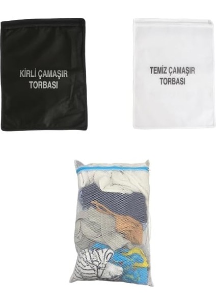 Temiz Torbası - Kirli Torbası - Yıkama Filesi, Asker Çamaşır Seti, Öğrenci Çamaşır Seti