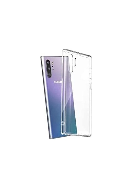 Iletişim Galaxy Note 10 Plus Kapak Şeffaf Süper Silikon Kılıf