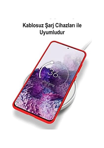 Iletişim Galaxy A32 ile Uyumlu Kapak Içi Kadife Kamera Korumalı Lansman Silikon Kılıf - Siyah