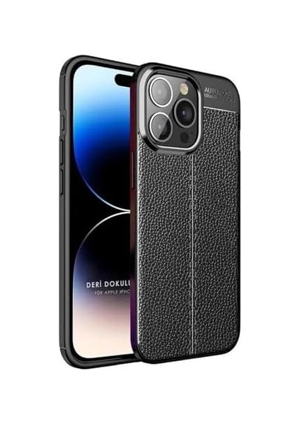 Apple iPhone 16 Pro Siyah Kılıf, Şık ve Dayanıklı Şok Emici Tam Kasa Koruma, Ince ve Hafif Premium Silikon Kapak